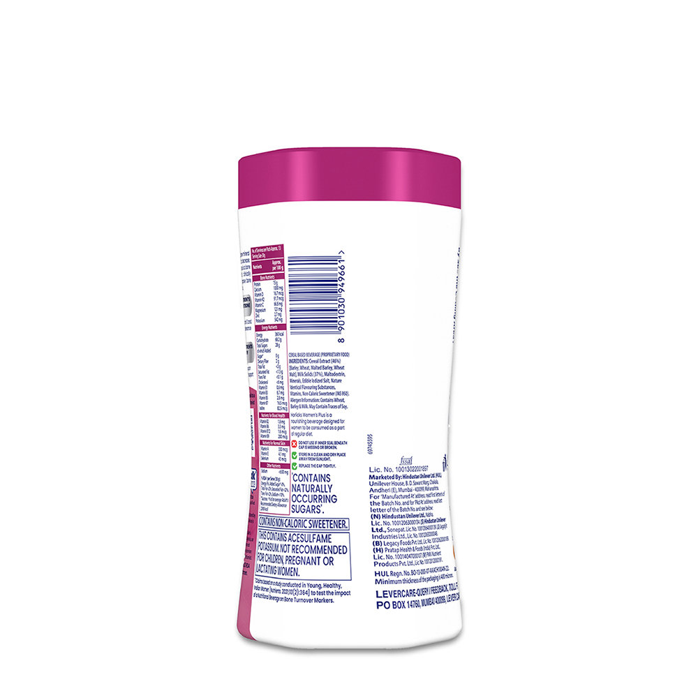 Horlicks Women's Plus Chocolate Flavour Nutrition Powder 400 gm Jar | Calcium, Vitamin D & K2 | Enhance Bone Density | Support Muscles Health, Pack of 1 Horlicks Women's Plus Chocolate Flavour Nutrition Powder 400 gm Jar | Calcium, Vitamin D & K2 | Enhance Bone Density | Support Muscles Health, Pack of 1