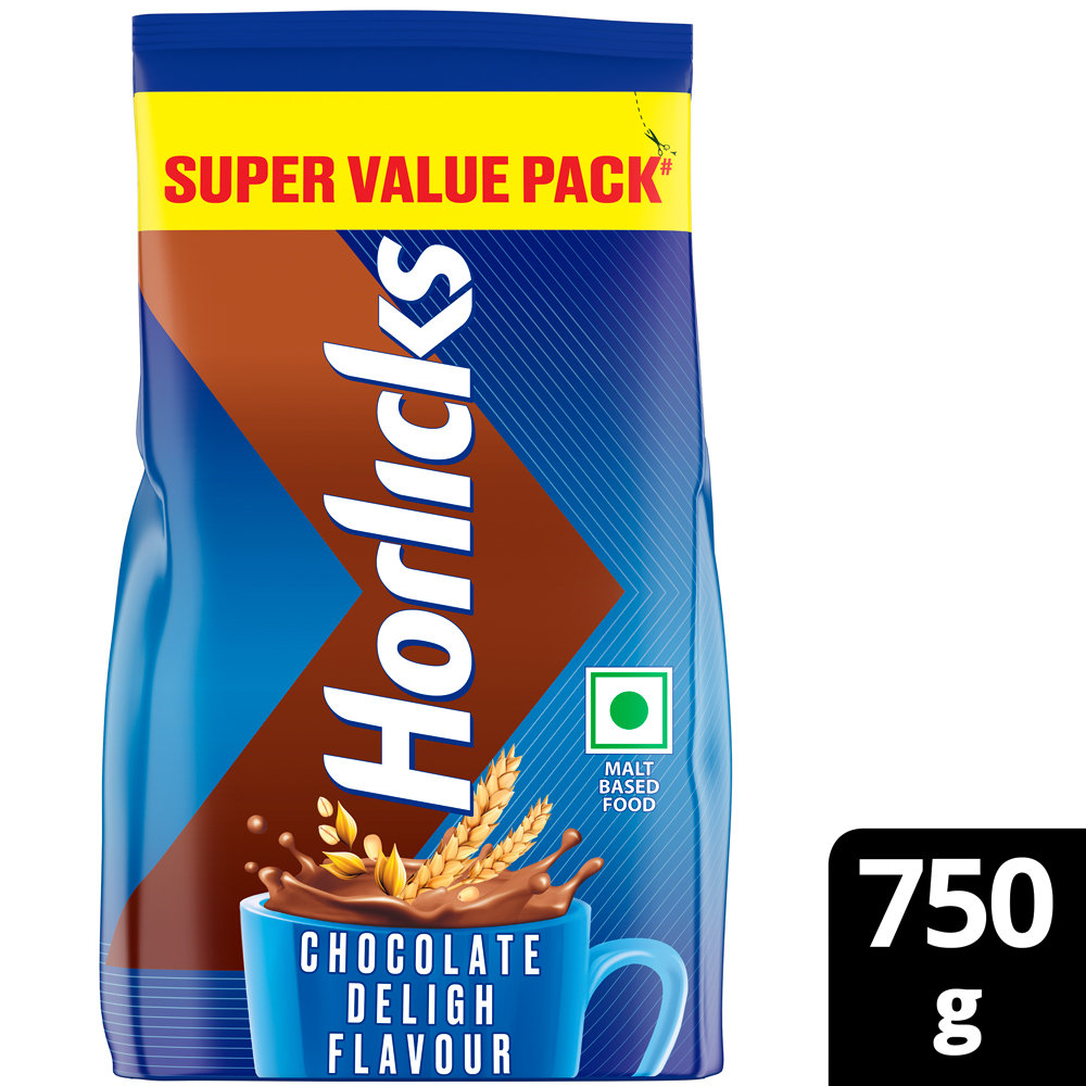 Horlicks Chocolate Delight Flavour Nutrition Powder 750 gm Refill Pack | Protein, Calcium, Iron | Support Immunity | Improves Bone & Muscle Health | Healthy Weight Gain, Pack of 1 Horlicks Chocolate Delight Flavour Nutrition Powder 750 gm Refill Pack | Protein, Calcium, Iron | Support Immunity | Improves Bone & Muscle Health | Healthy Weight Gain, Pack of 1