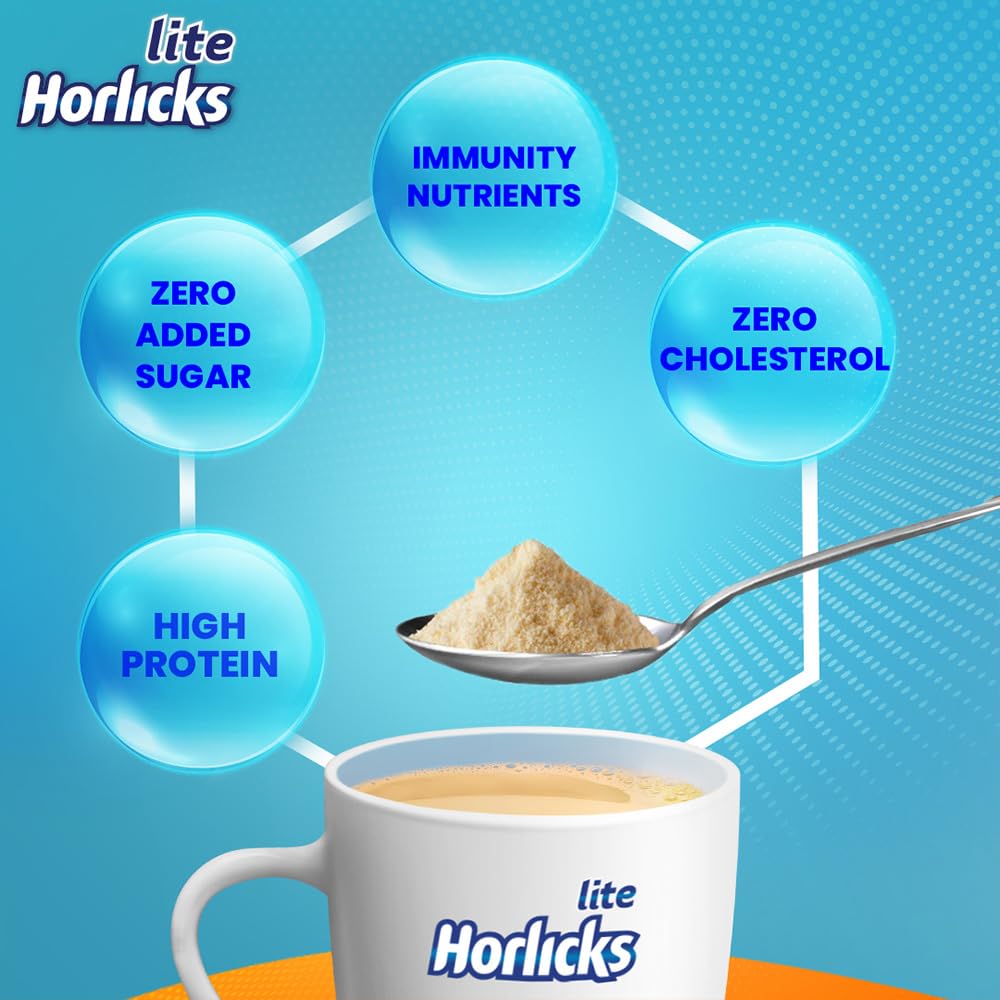 Horlicks Lite Regular Malt Flavour Nutrition Powder, 1 kg Refill Pack , Pack of 1 Horlicks Lite Regular Malt Flavour Nutrition Powder, 1 kg Refill Pack , Pack of 1