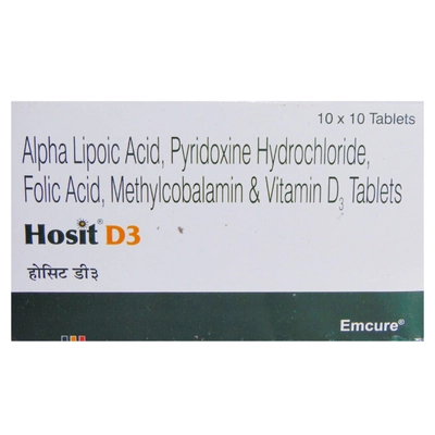 Hosit D3 Tablet 10's, Pack of 10 TABLETS