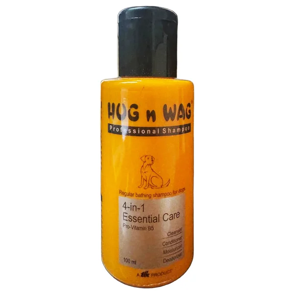 Hug N Wag Professional 4-In 1 Essential Care Dog Shampoo, 100 ml