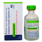 Human Insulatard 40IU/ml Suspension for Injection 10 ml, Pack of 1 INJECTION