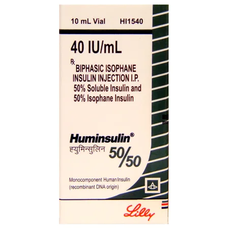 Huminsulin 50/50 40IU/ml Injection 10 ml