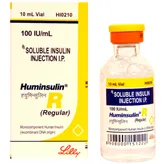 Huminsulin R 100IU/ml Solution for Injection 10 ml, Pack of 1 Injection