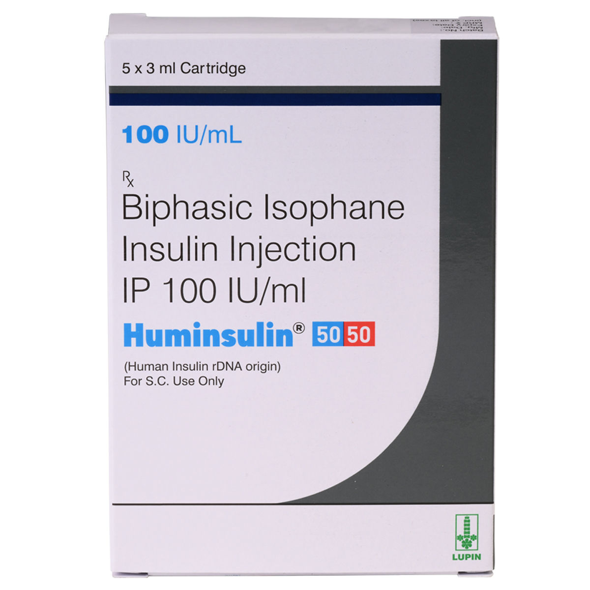 Huminsulin 50/50 100 IU Injection 3 ml Huminsulin 50/50 100 IU Injection 3 ml