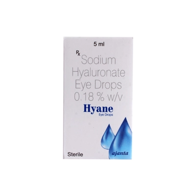 Hyane 0.18% Eye Drops 5 ml, Pack of 1 Eye Drops