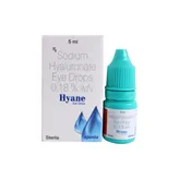 Hyane 0.18% Eye Drops 5 ml, Pack of 1 Eye Drops