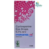 Hydroeyes-HS Eye Drops 3 ml, Pack of 1 EYE DROPS