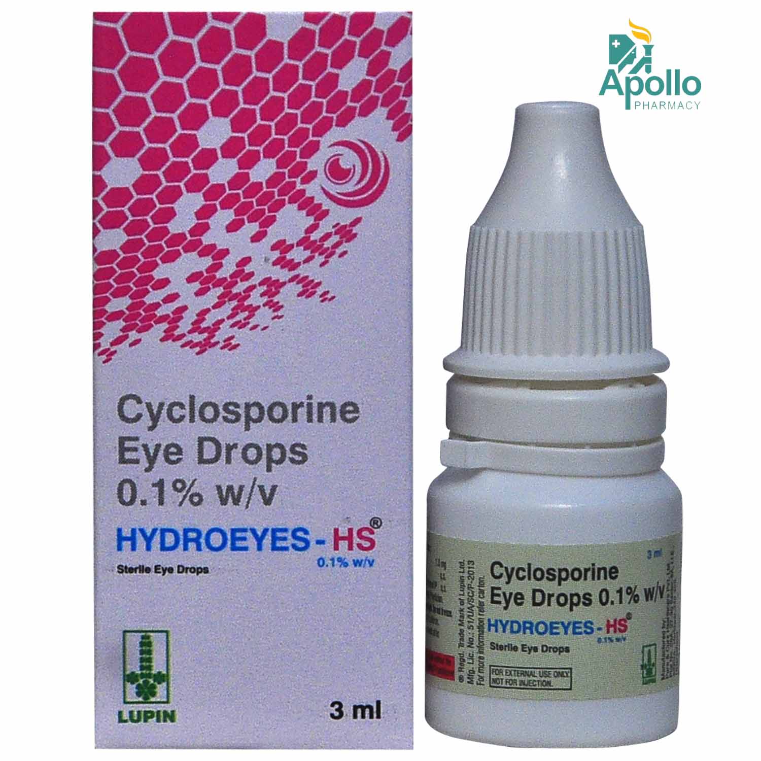 HydroeyesHS Eye Drops 3 ml Price, Uses, Side Effects, Composition