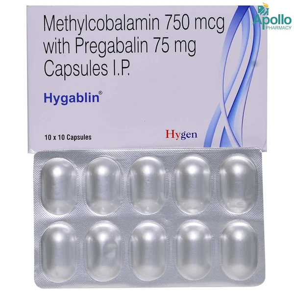 Hygablin Capsule 10's, Pack of 10 CapsuleS