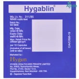 Hygablin Capsule 10's, Pack of 10 CapsuleS