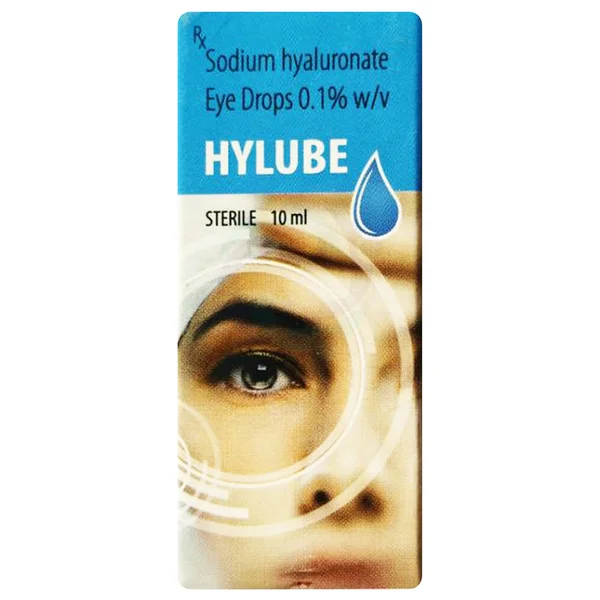 Hylube Eye Drops 10 ml, Pack of 1