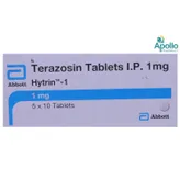 Hytrin-1 Tablet 10's, Pack of 10 TabletS