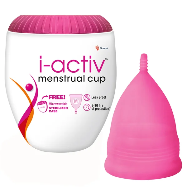 i-activ Menstrual Cup Medium, 1 Count