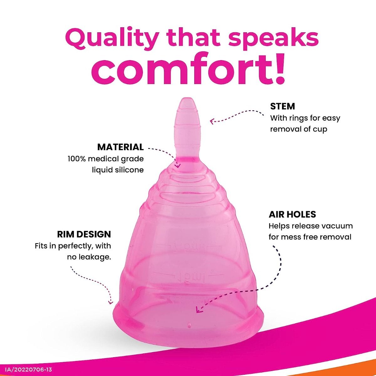 i-activ Menstrual Cup Small, 1 Count, Pack of 1 