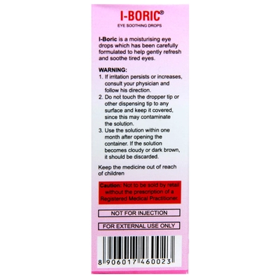 I Boric Eye Drops 10 ml, Pack of 1 Eye Drops