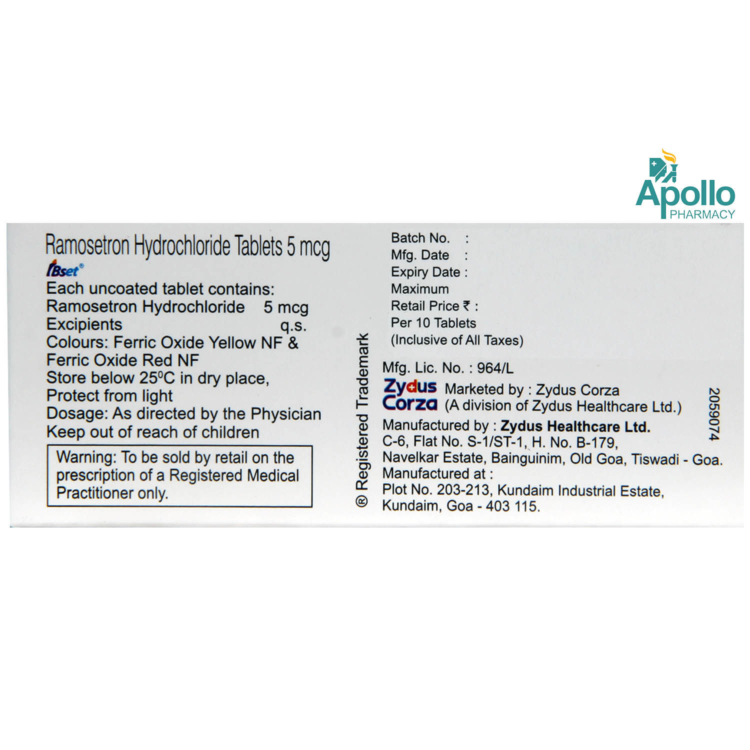 Ibset Tablet 10's, Pack of 10 TABLETS