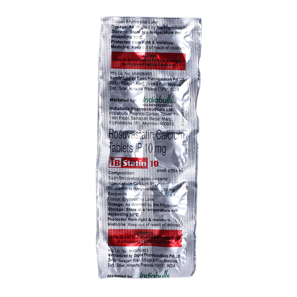 Ibstatin 10 Tablet 10's, Pack of 10 TABLETS Ibstatin 10 Tablet 10's, Pack of 10 TABLETS