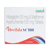 Ibvilda M 500 Tablet 15's, Pack of 15 TABLETS