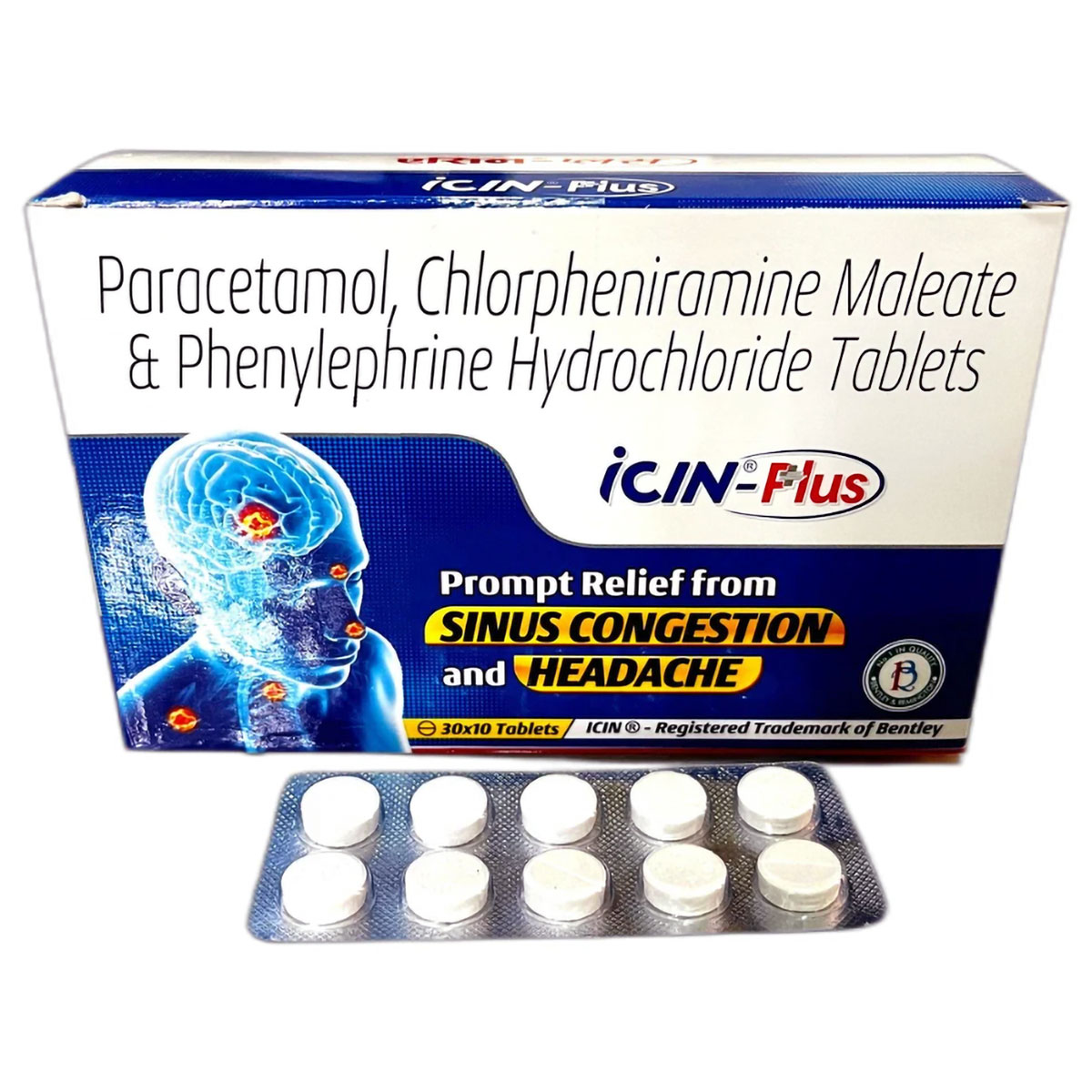 Icin Plus Tablet 10's Icin Plus Tablet 10's