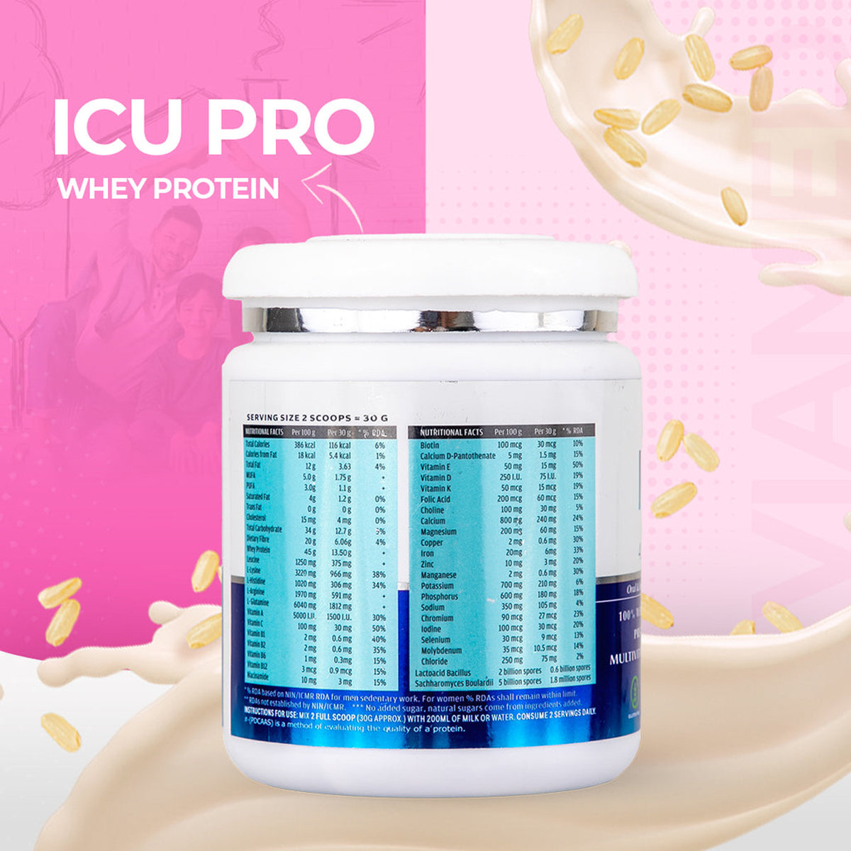 Icupro Peptide S/F Creamy Vanilla Flavour Powder, 400 gm, Pack of 1 Icupro Peptide S/F Creamy Vanilla Flavour Powder, 400 gm, Pack of 1