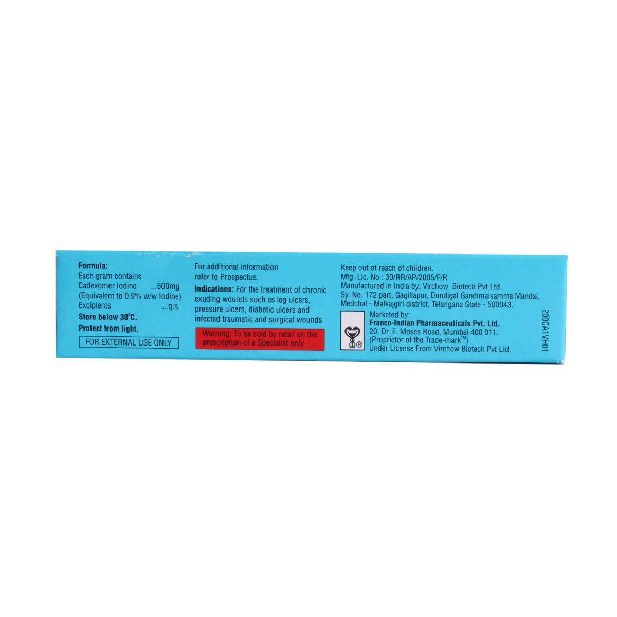 IDOXINE 500 OINTMENT 10G Price, Uses, Side Effects, Composition ...