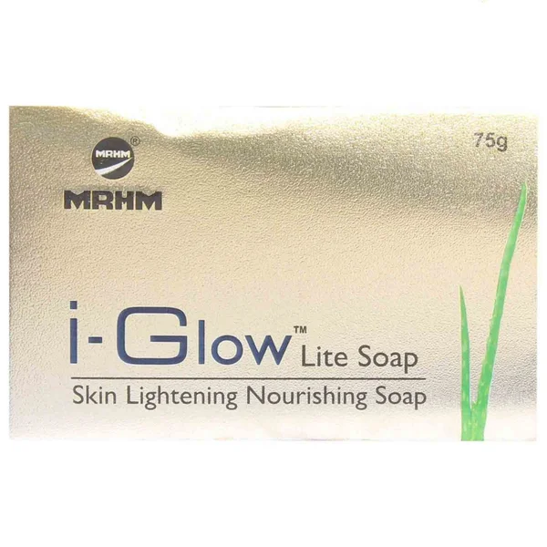 I-Glow Lite Soap 75 gm | Skin Lightening &amp; Nourishing Soap | Gives Soft &amp; Even Skin Tone | For All Skin Type, Pack of 1