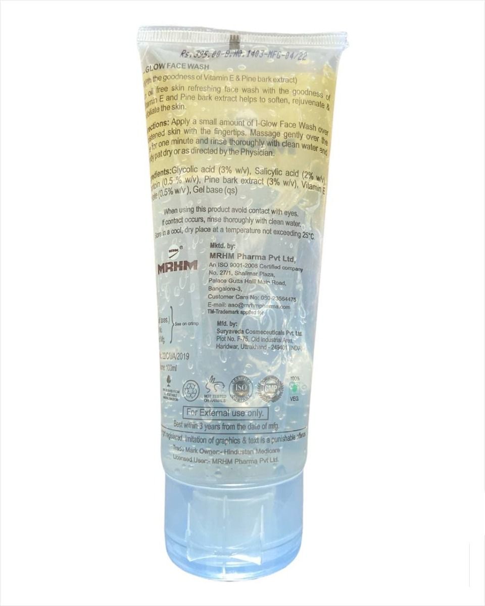 iGlow Face Wash, 100 ml Price, Uses, Side Effects, Composition