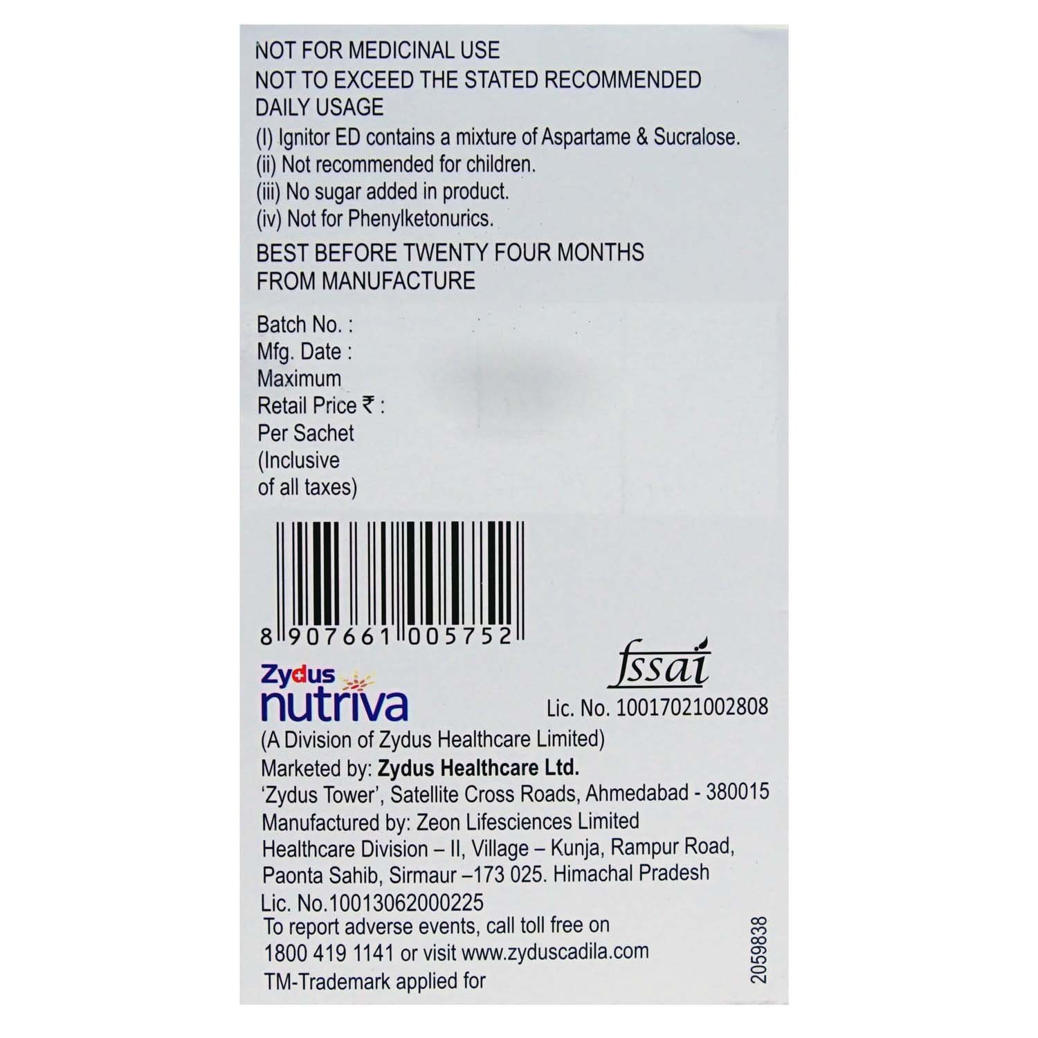 Ignitor ED Granules 10 gm, Pack of 1 POWDER Ignitor ED Granules 10 gm, Pack of 1 POWDER