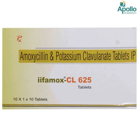 Iifamox-Cl 625mg Tablet 10's