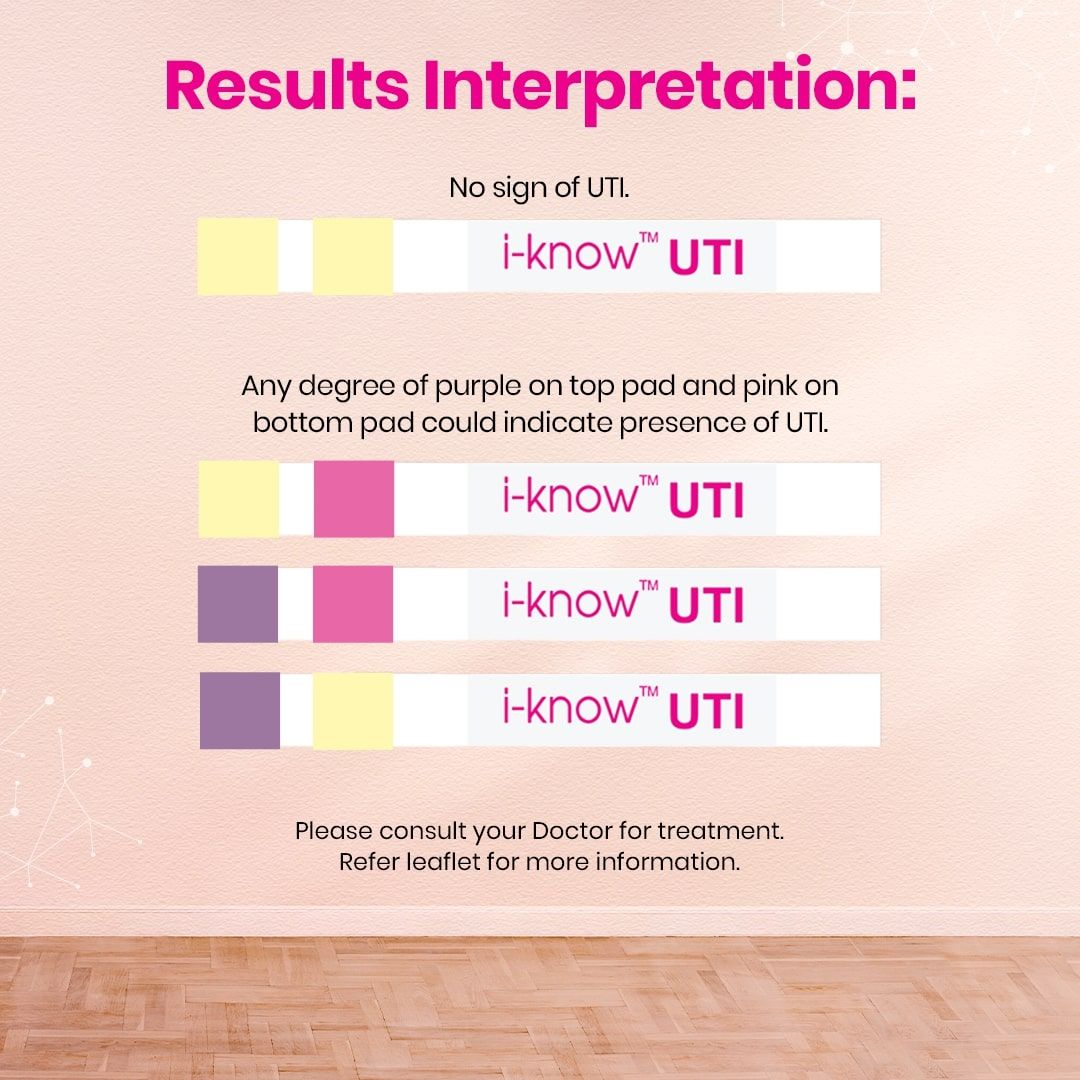 i-know UTI Testing Kit for Urinary Tract Infection, 3 Test Strips, Pack of 1 i-know UTI Testing Kit for Urinary Tract Infection, 3 Test Strips, Pack of 1
