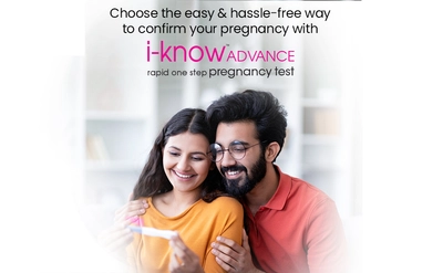 i-know ADVANCE Rapid One Step Pregnancy Test, 1 Kit, Pack of 1