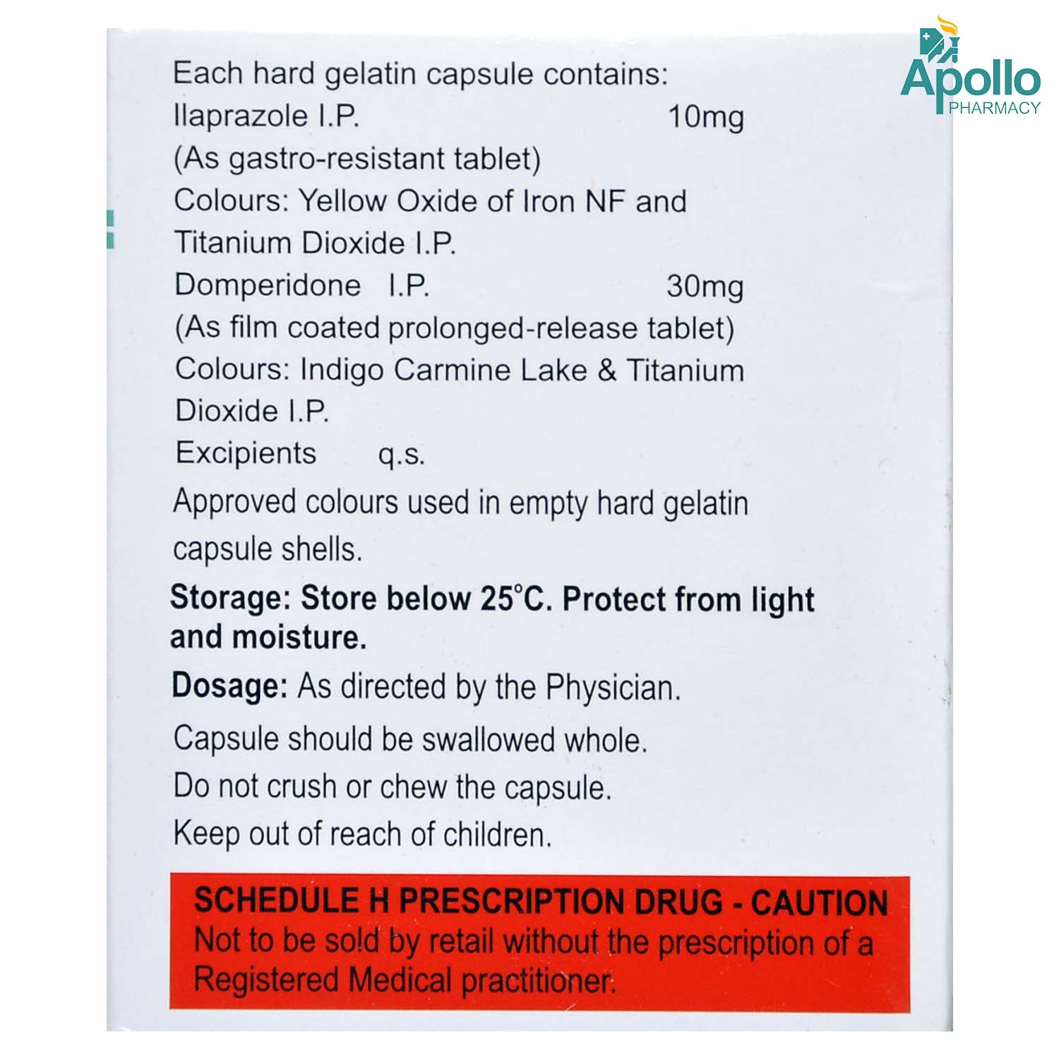 Iladac DSR Capsule 10's, Pack of 10 CAPSULES Iladac DSR Capsule 10's, Pack of 10 CAPSULES