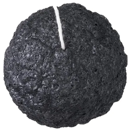 Ilem Japan Natural Konjac Sponge Charcoal For Face, 6 gm