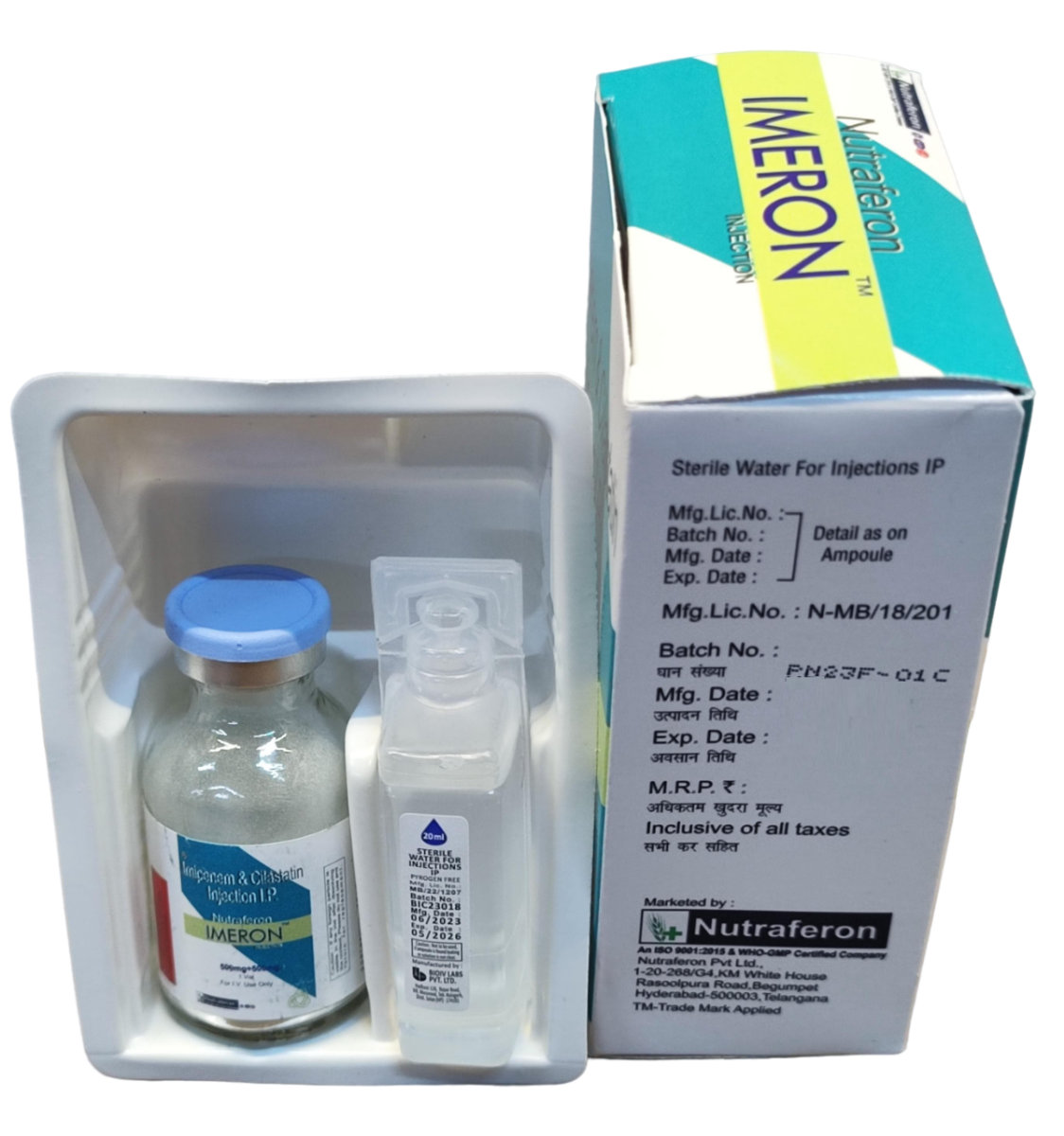 Nutraferon Imeron 500 mg Injection, Pack of 1 Injection Nutraferon Imeron 500 mg Injection, Pack of 1 Injection