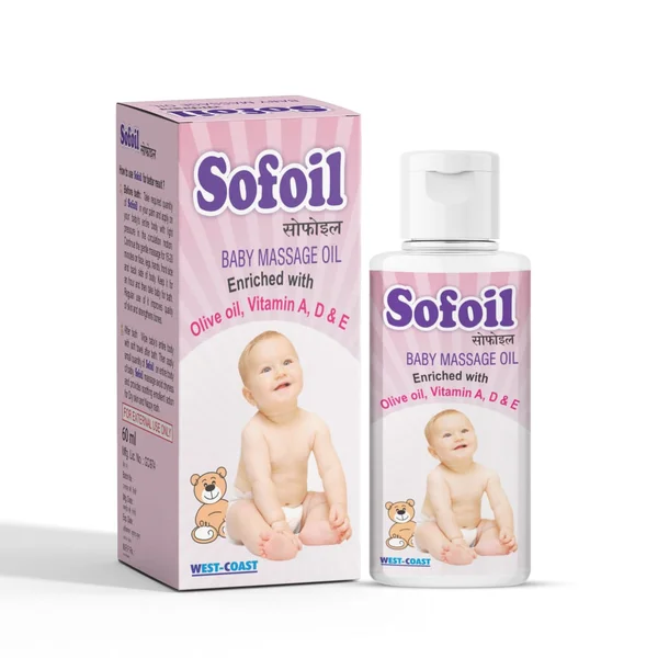 West-Coast Sofoil Baby Massage Oil, 60 ml, Pack of 1