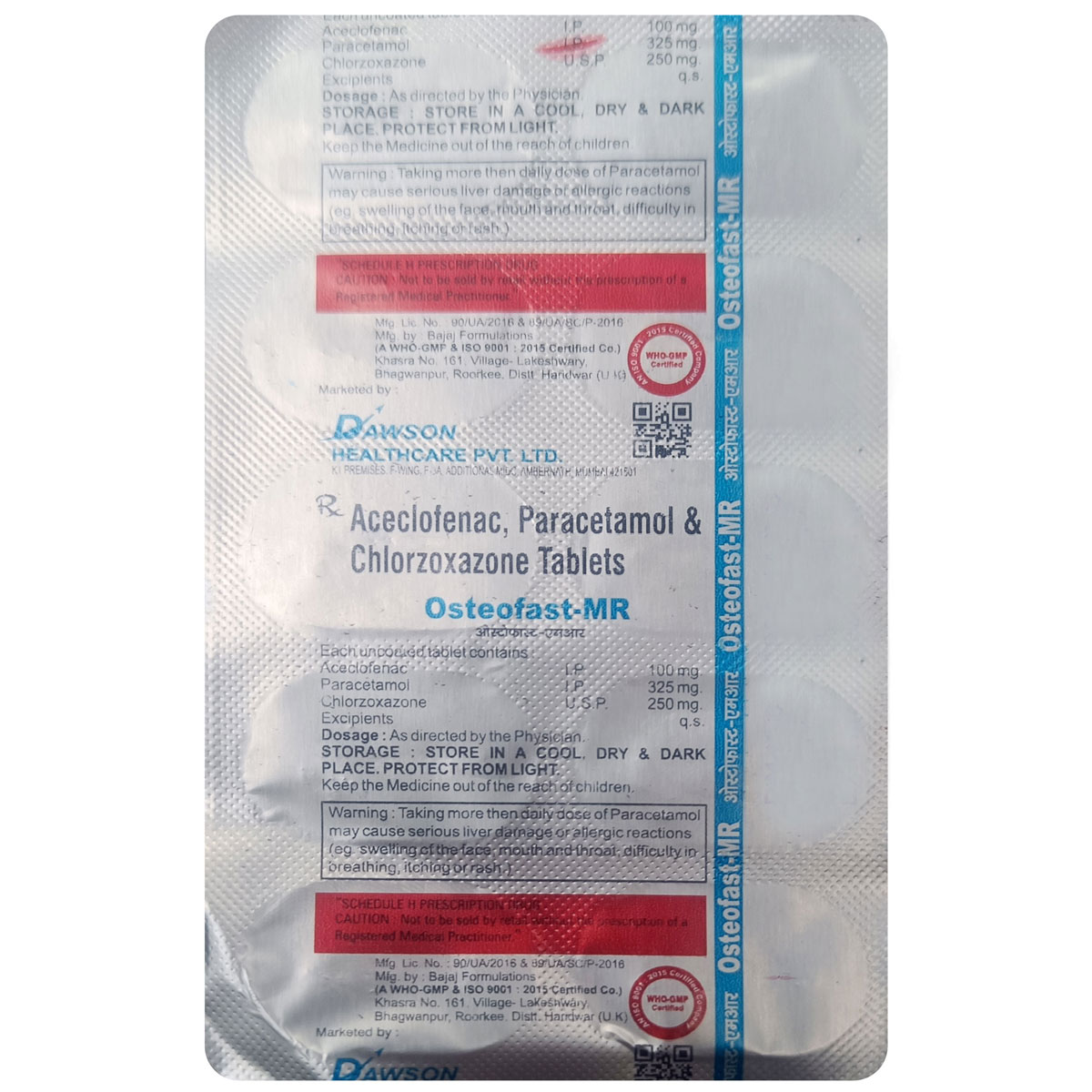 Osteofast-MR Tablet 10's, Pack of 10 TabletS Osteofast-MR Tablet 10's, Pack of 10 TabletS