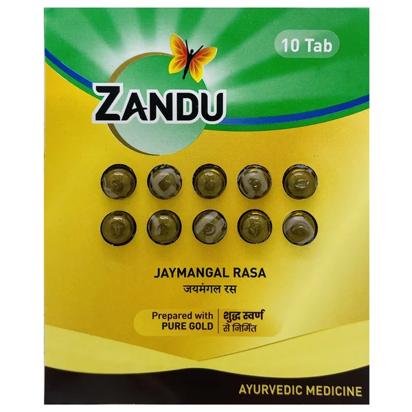 Zandu Jaymangal Rasa, 10 Tablets, Pack of 1