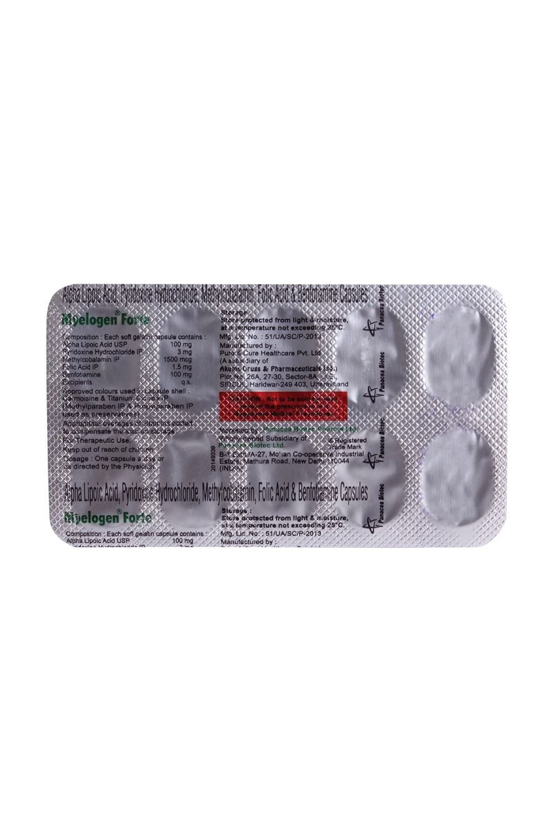 Buy Myelogen Forte Capsule 10's Online