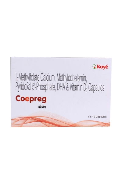 Coepreg Capsule 10'S, Pack of 10 CAPSULES