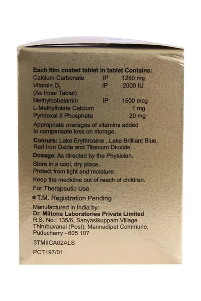 Methycal 2000 Tablet 10's, Pack of 10 TabletS