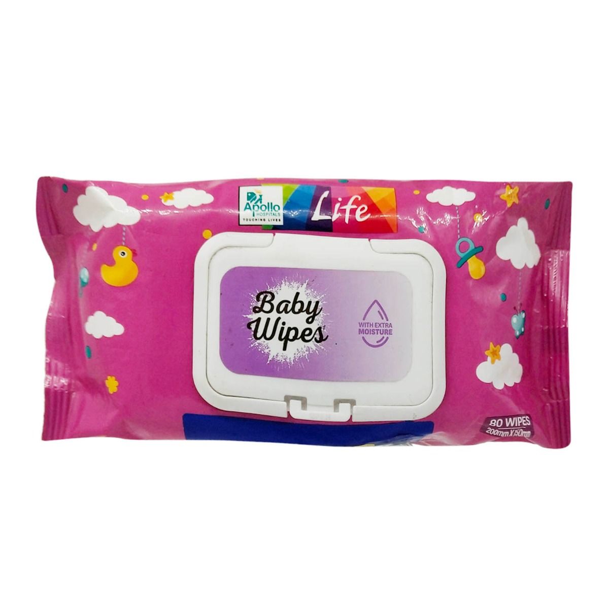 Apollo Life Baby Wipes, 160 Count (2x80 Wipes) Price, Uses, Side