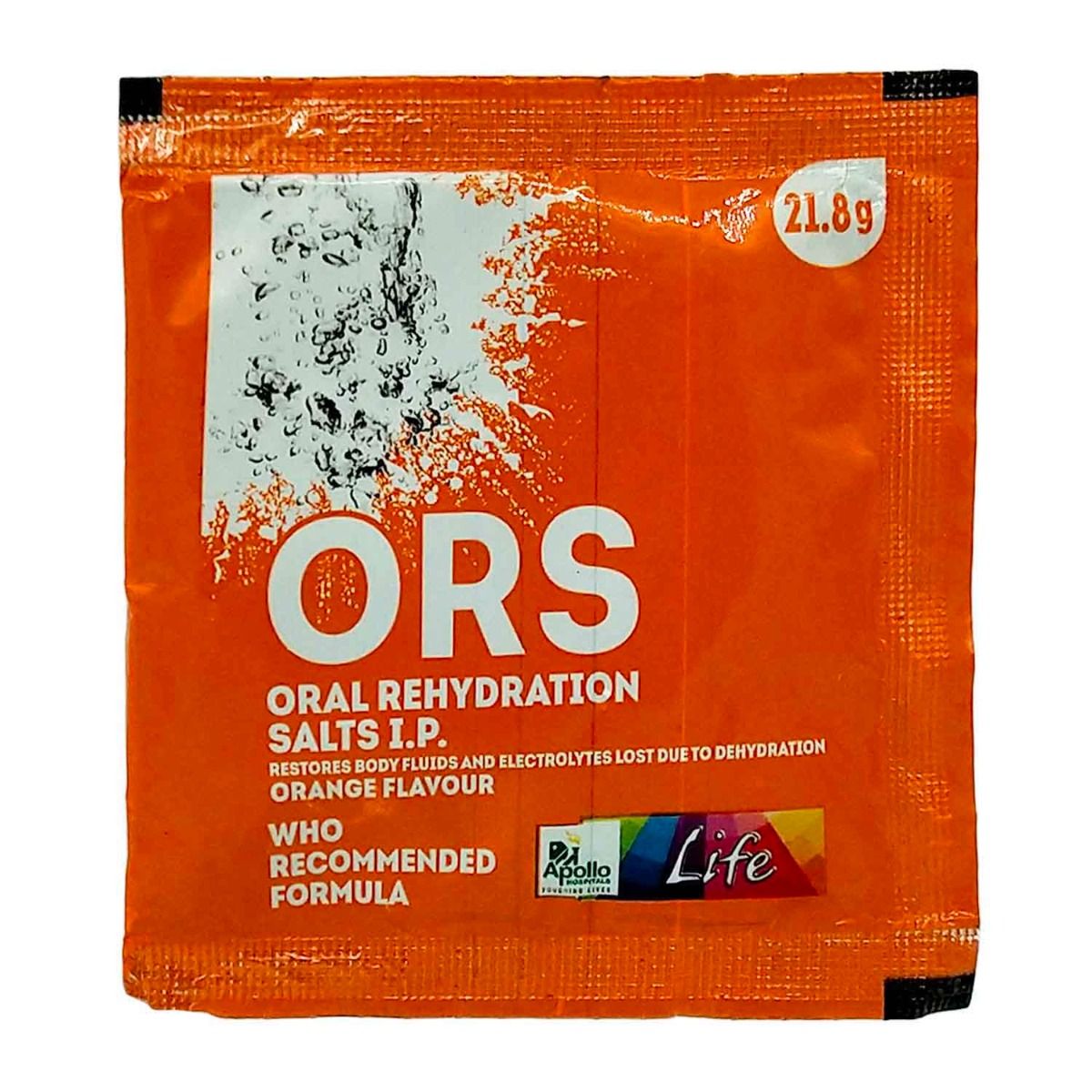 Apollo Pharmacy ORS Orange Flavour Powder, 21.8 gm Price, Uses, Side