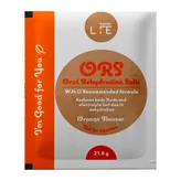 Apollo Pharmacy ORS Orange Flavour Powder, 21.8 gm, Pack of 1