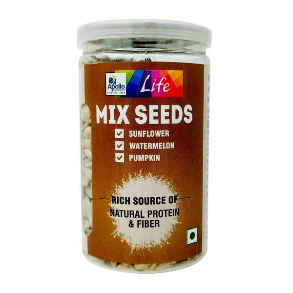 Apollo Pharmacy Mix Seeds, 100 gm, Pack of 1