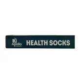 Apollo Pharmacy Soft Touch Health Socks Black, 1 Pair, Pack of 1