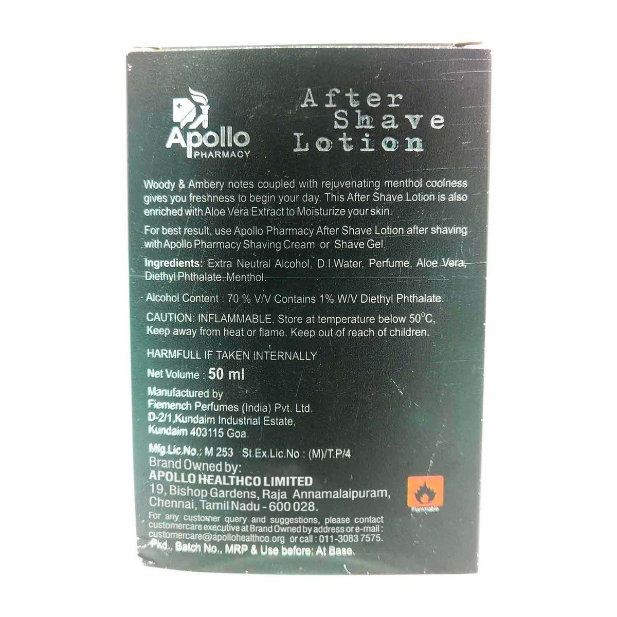 Apollo Pharmacy Rejuvenating Aloe Vera After Shave Lotion, 50 ml, Pack of 1 Apollo Pharmacy Rejuvenating Aloe Vera After Shave Lotion, 50 ml, Pack of 1