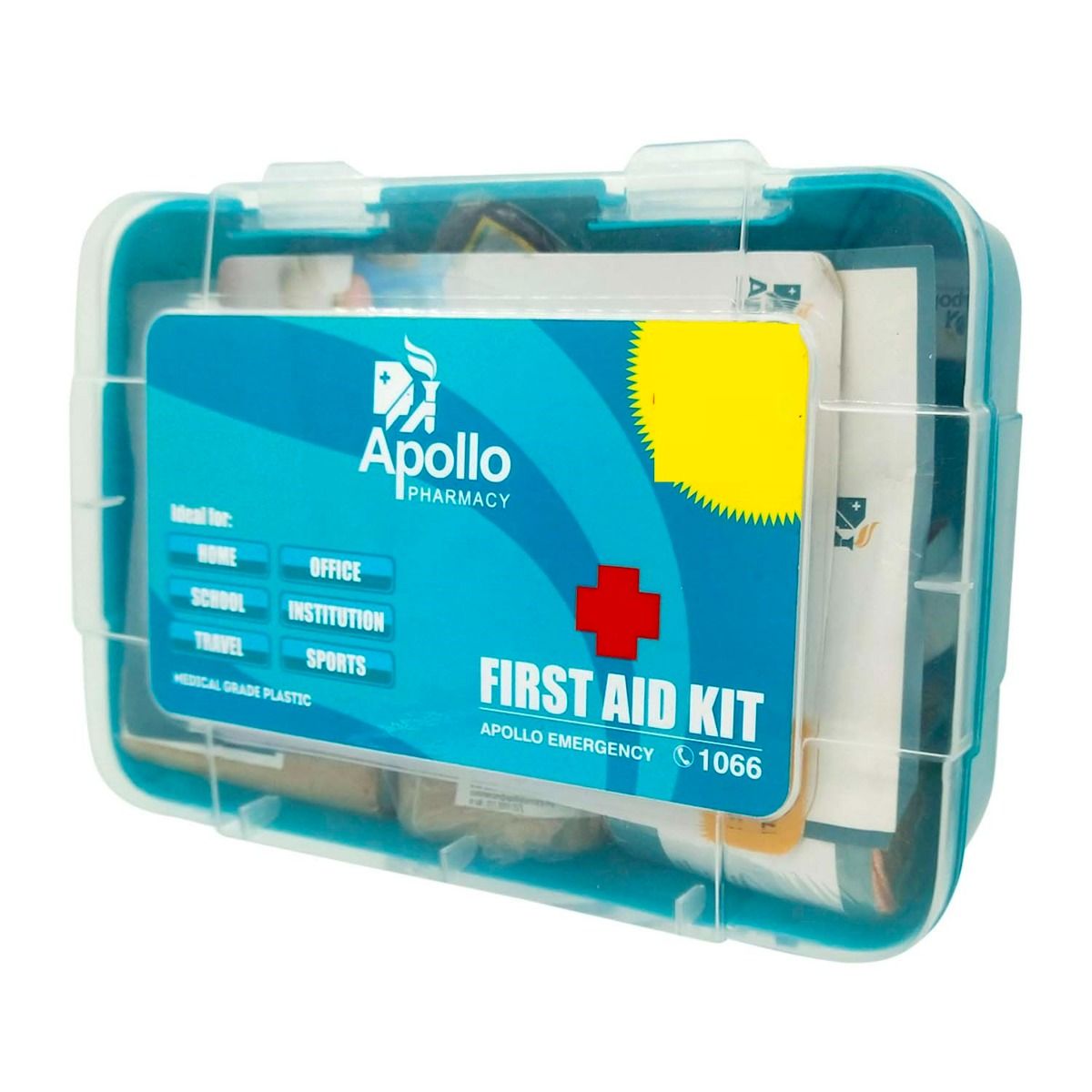 Buy Apollo Pharmacy First Aid Kit, 1 Count Online