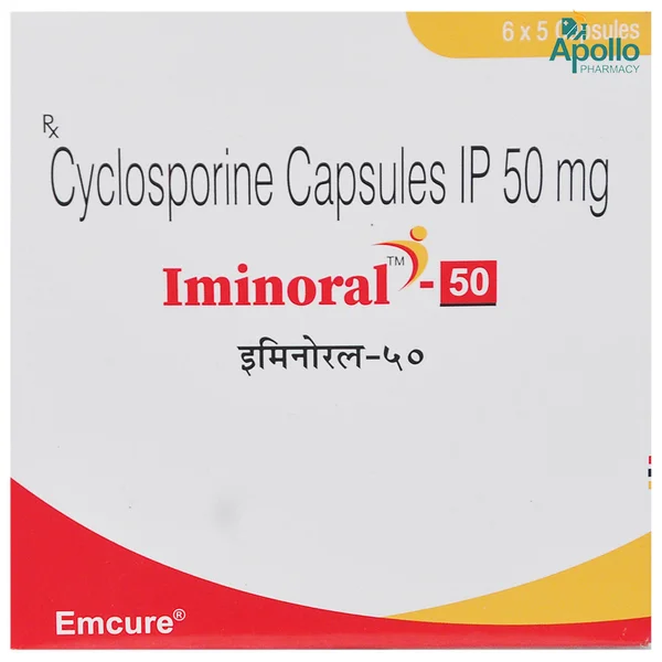 Iminoral 50 Capsule 5's, Pack of 5 CAPSULES