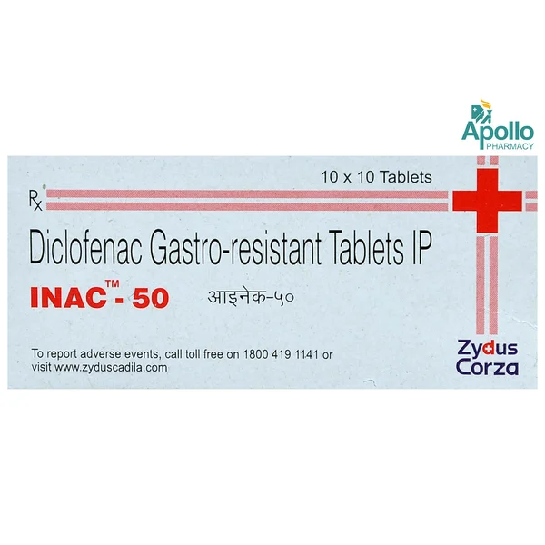 Inac-50 Tablet 10's